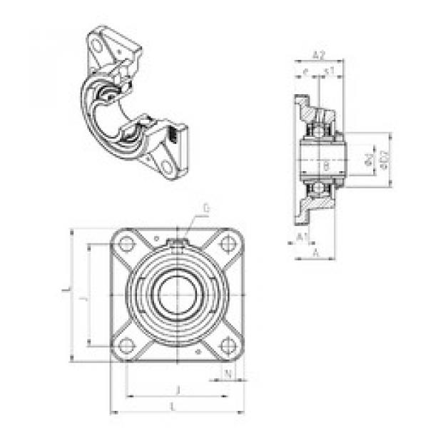 Rodamiento UKFE215H SNR #1 image