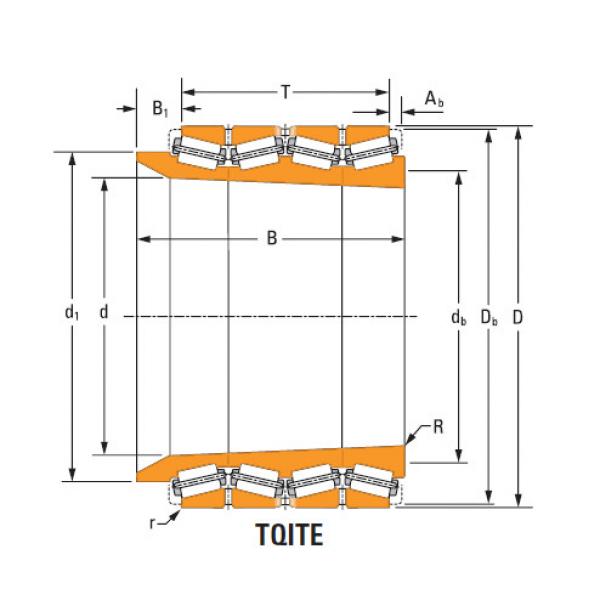 Bearing m252330T m252310cd double cup #1 image