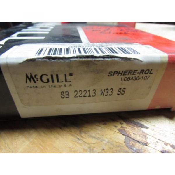 McGill SB 22213 W33 SS Spherical Bearing  NIB NOS (A4) #1 image